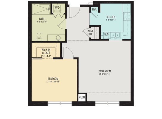 The Forsythia Apartment Floor Plan