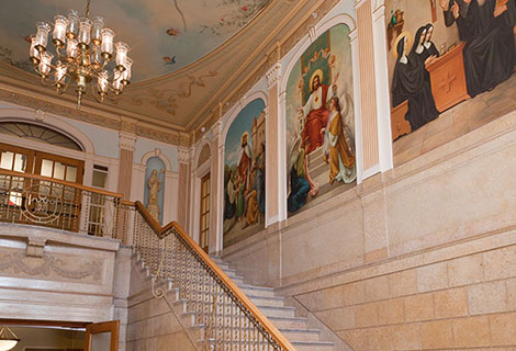 Chapel staircase